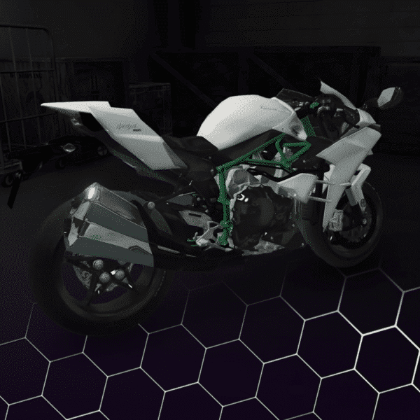 Kawasaki Ninja H۲ 2 600x600